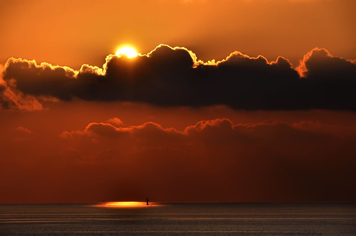 sunset sea cloud seascape marina landscape nikon captain santamarinella harlock d90 paolocapoccia