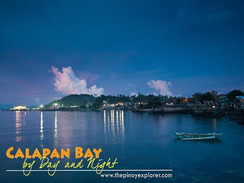 Calapan Bay by day and night