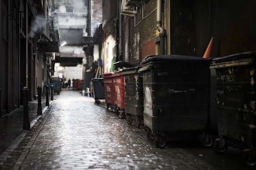 life street leica city people blackandwhite bw sepia dumpster mono scotland town garbage backalley unitedkingdom glasgow candid streetphotography rangefinder backstreet bin alleyway reallife humancondition blackandwhitephotos 50mmsummilux blackwhitephotos leicam9 stephencosh