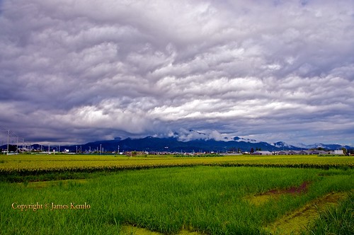 storm japan clouds rice fields farms agriculture kanagawa mountõyama ©jameskemlo ©junpeihayakawa
