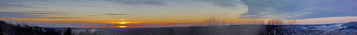 panorama sunrise quincy december portage houghton