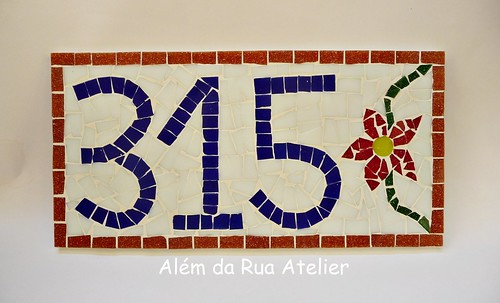 Número em mosaico