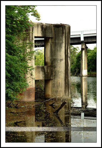 new bridge reflection abandoned wales liverpool river south sydney australia nsw georgesriver morebank