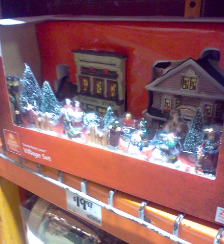 Home Depot Christmas village
