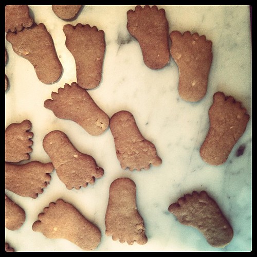 Gingerbread feet #iphonography #holiday #baking