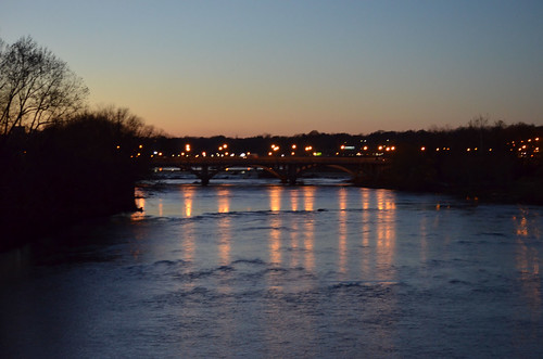 bridge sunset silhouette river photography photo photos danvillevirginia danvilleva