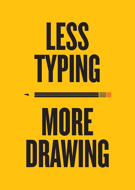 Less Typing More Drawing