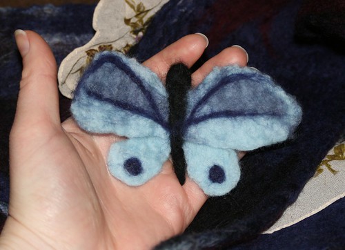 Felted Wool Butterfly