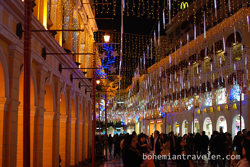 Senado Square Macau at night