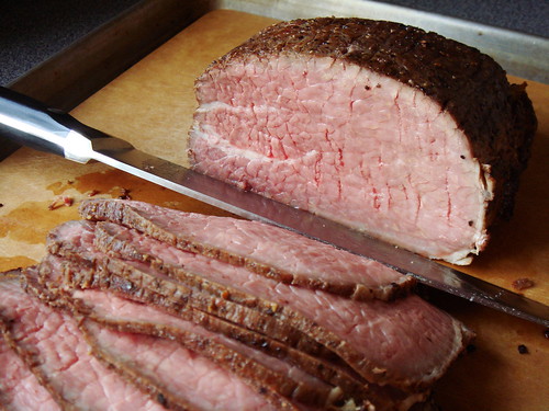 Slow-Roasted Beef: Carved