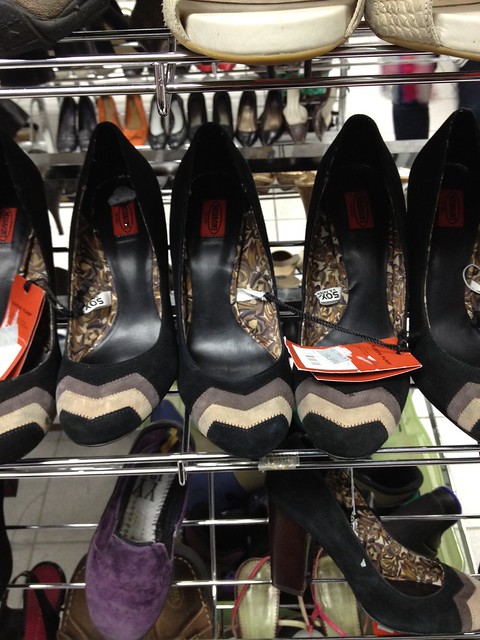Missoni for Target heels at Goodwill