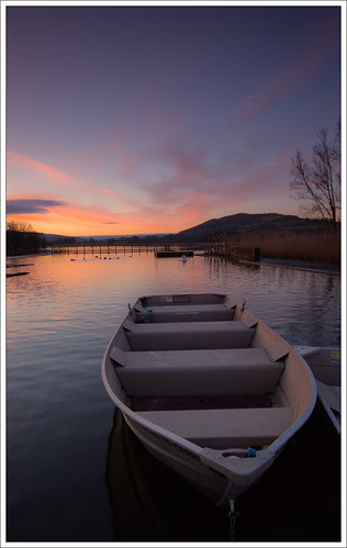 llangorselake llangorse lake sky sunrise dawn morning powys reflection cloud boat langorselake breconbeacons wales