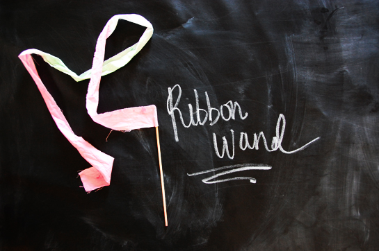 diy: ribbon wand