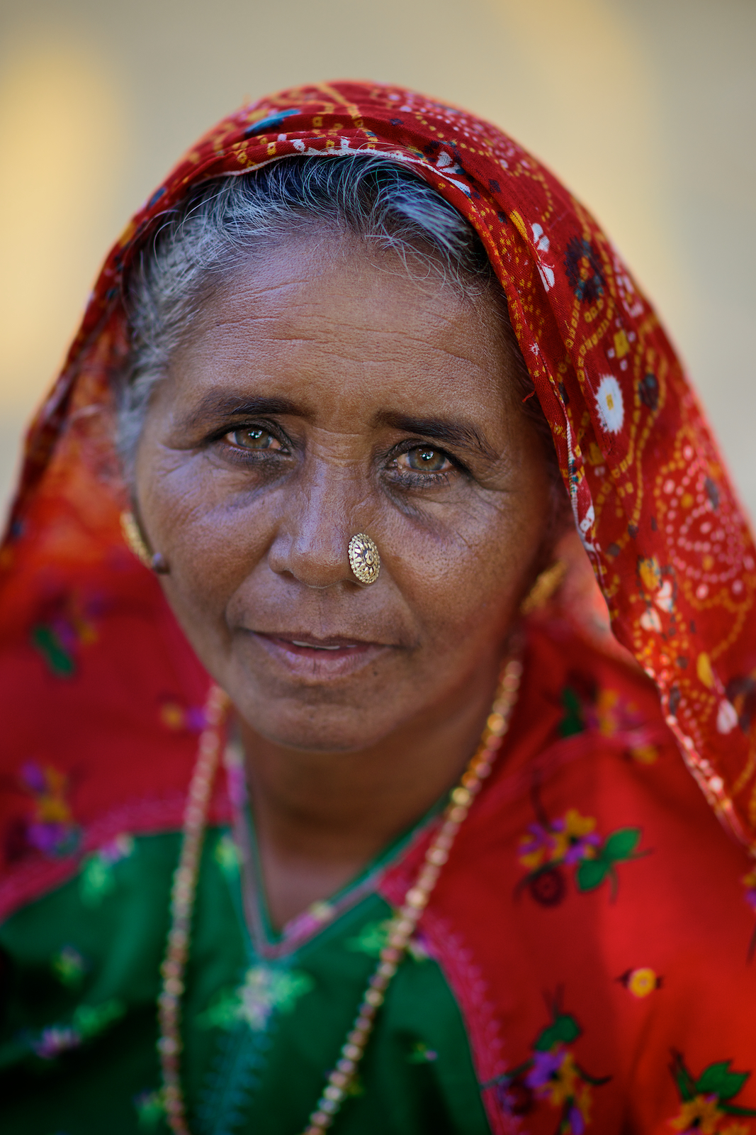Old Indian Woman, Village Near Bujh, Gujarat  Flickr -7674