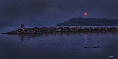moon lake water dawn eclipse arkansas lunar russellville lakedardanelle zormsk navigationlight