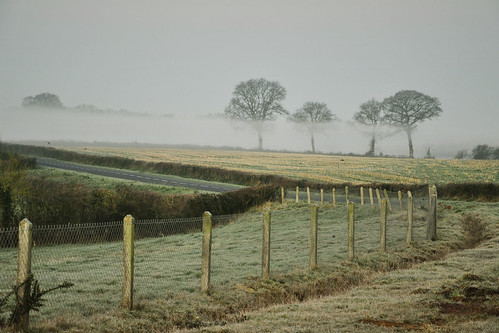 france landscape hiver normandie paysage normandy manche brume matin cotentin bassenormandie