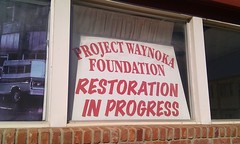 Project Waynoka restoration in progress