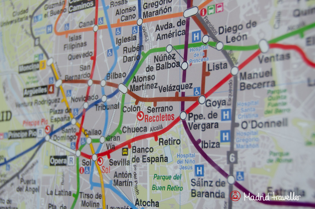 Madrid Subway Map