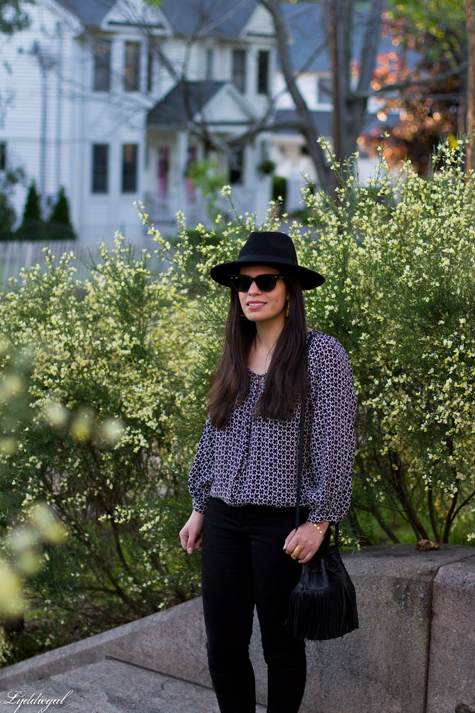 joie blouse, black jeans, fringe bag, wool felt hat-3.jpg