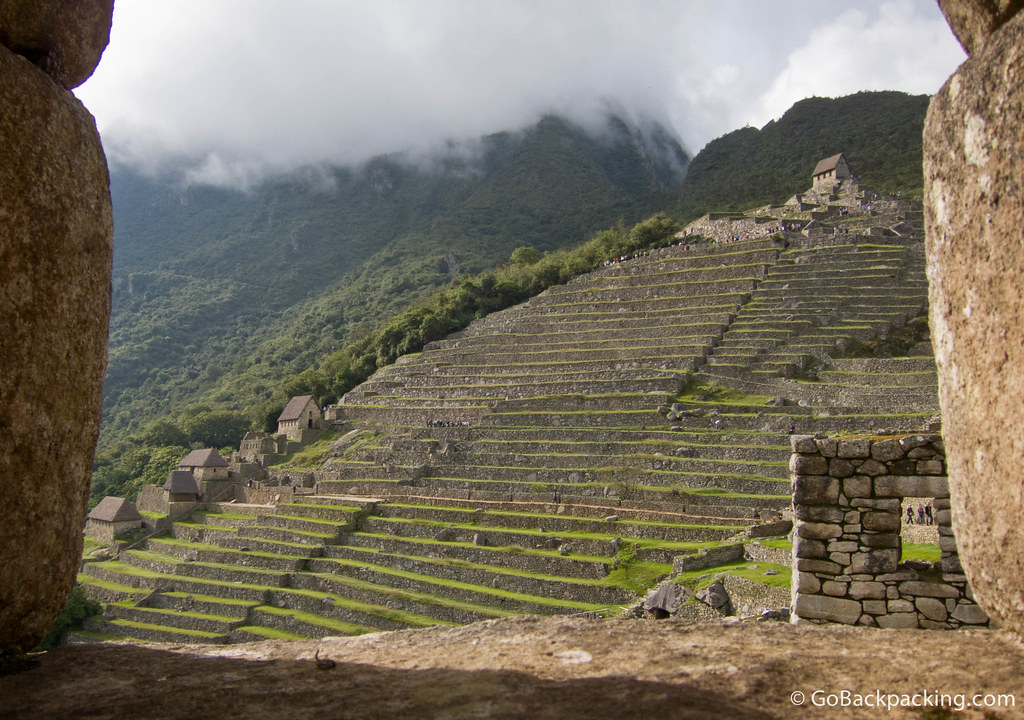 Terraces used for farming