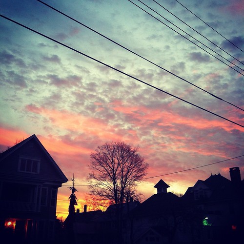 sunset sky home clouds phone connecticut ct newhaven iphone phonedump instagram