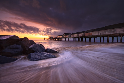 winter seascape water sunrise pier suffolk flickr southwold stormysky fpsm