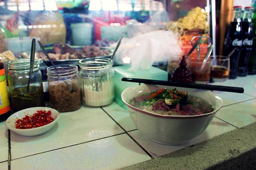Cambodian market food
