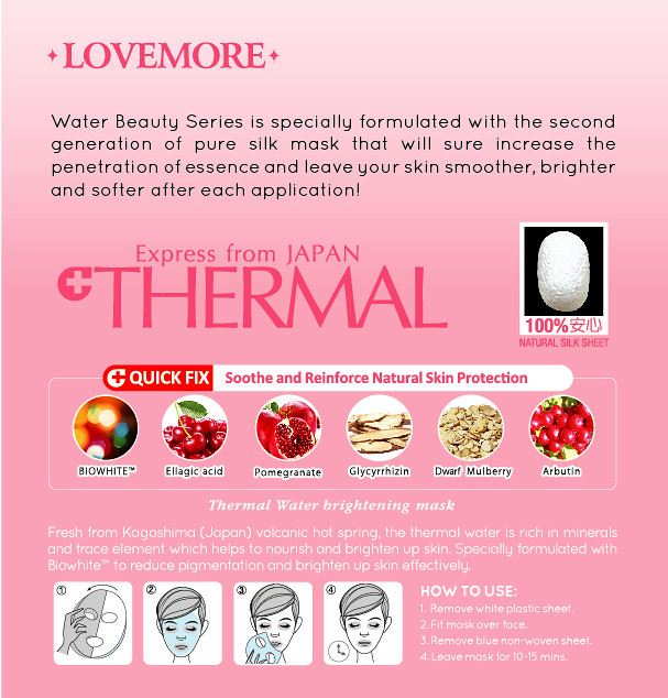 lovemore thermal water brightening mask review