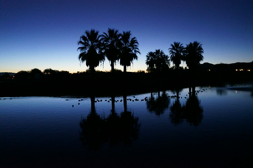 reflection sunrise golf horizon palmsprings