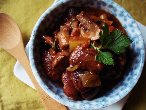 Heirloom Beans & Mushroom Stew