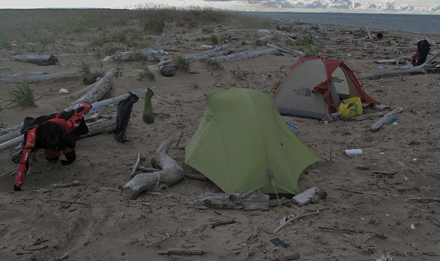 Sakhalin beach camp