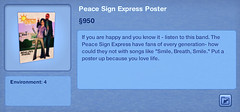 Peace Sign Express Poster