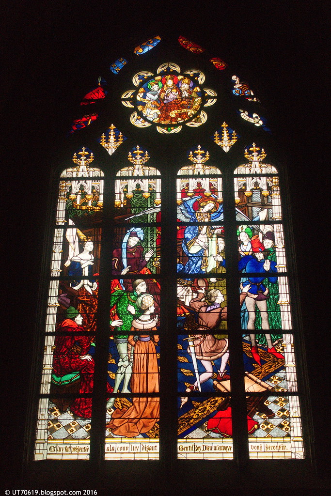 Kathedrale Glasfenster Johanna