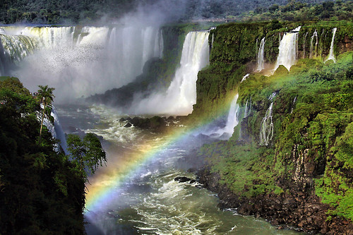 nature river rainbow colours iguaçufalls