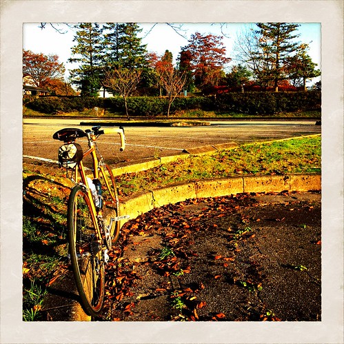 park autumn bike toyama touring