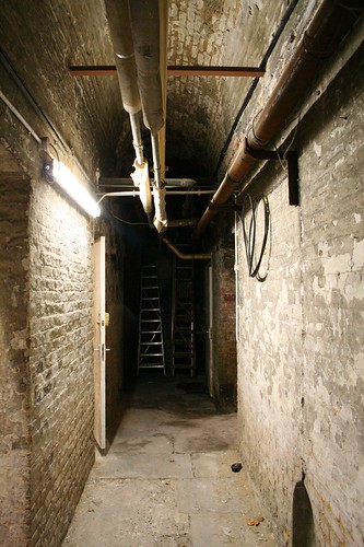 Entering the vault area
