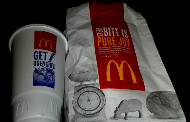 McDonald's Cup and Bag