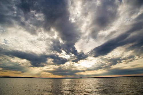sunset sky lake water clouds lakelivingston livingstontexas