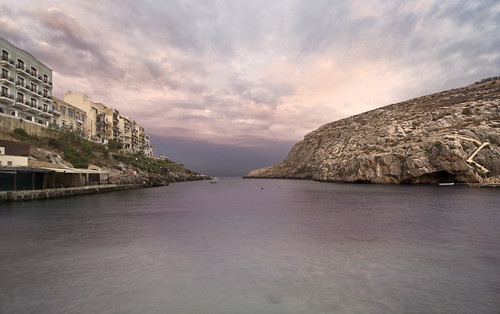sea sunrise dawn bay mediterranean malta gozo xlendi xlendibay