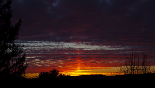 sunset clouds cloudy sunpillar princetonwv projectweather