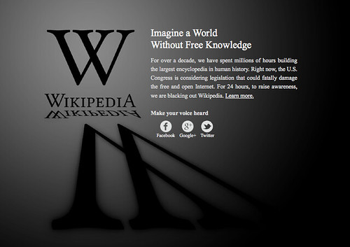 Wikipedia SOPA