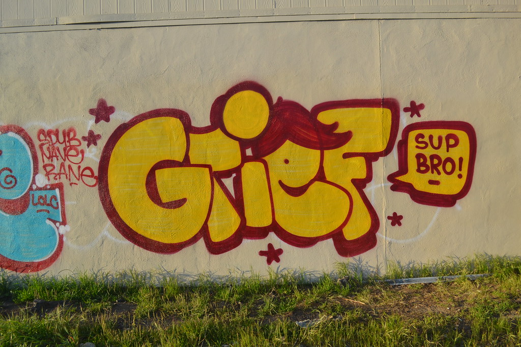 GRIEF, Street Art, Oakland, Graffiti, Sup Bro, 