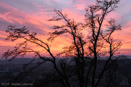 sunset tramonto slovenia ljubljana eslovenia lubiana