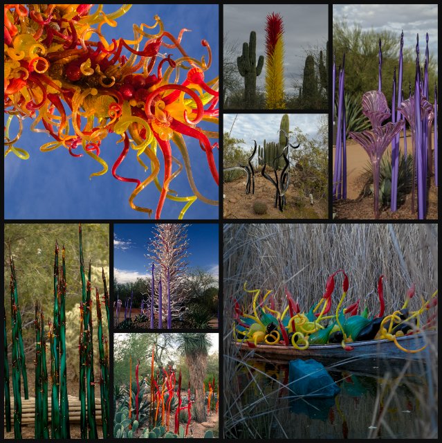 Chihuly collage