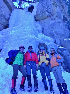 Ice Climbers at Hidden Falls
