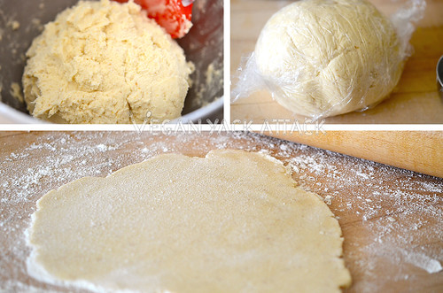 Making cookie dough process photos