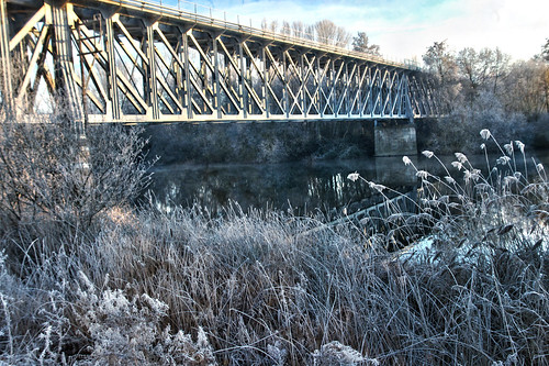 winter season de puente all rights reflejo estacion invierno salamanca javier frio reserved 2012 hierro queizan