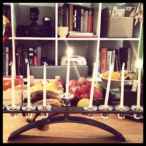 Our first menorah