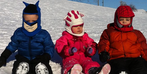 winter fun triplets