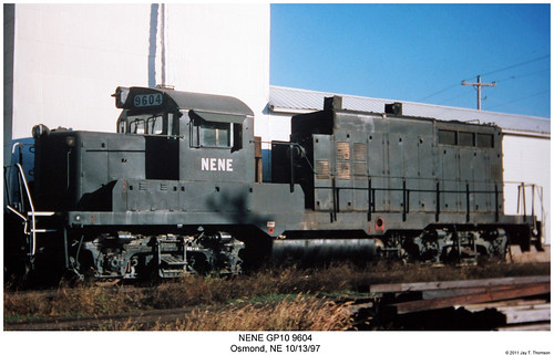 railroad osmond train nebraska diesel railway trains locomotive trainengine nene geep emd gp10 fouraxle nebraskanortheastern